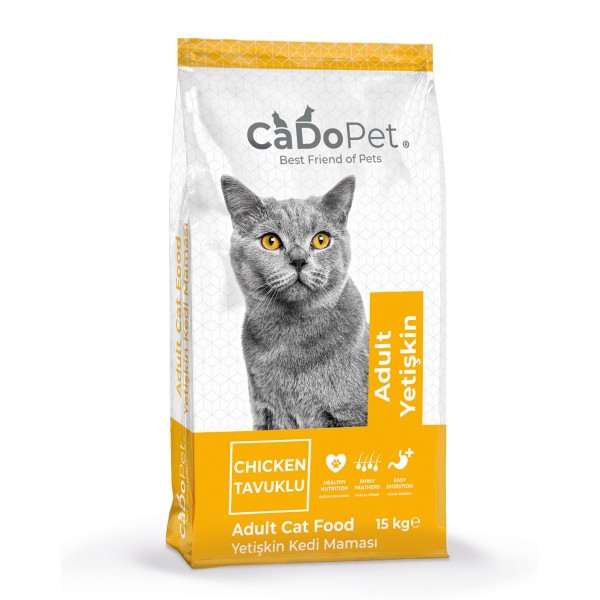 CaDoPet Premium Yetişkin Tavuklu Kedi Maması 15 Kg