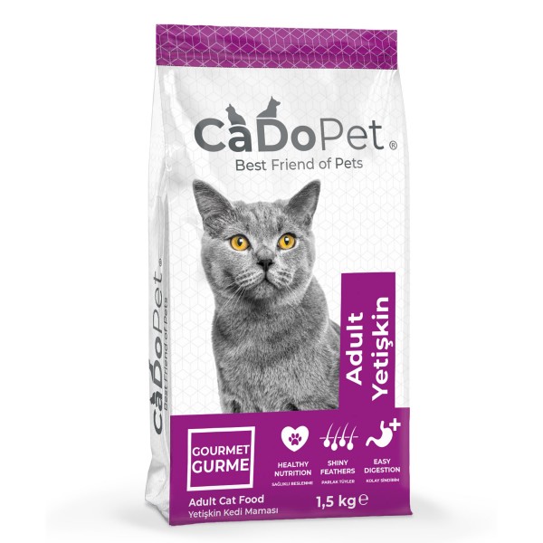 CaDoPet Premium Yetişkin Gurme Kedi Maması 1,5 Kg