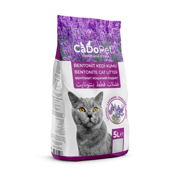 CaDoPet Kedi Kumu Lavanta Kokulu 5L